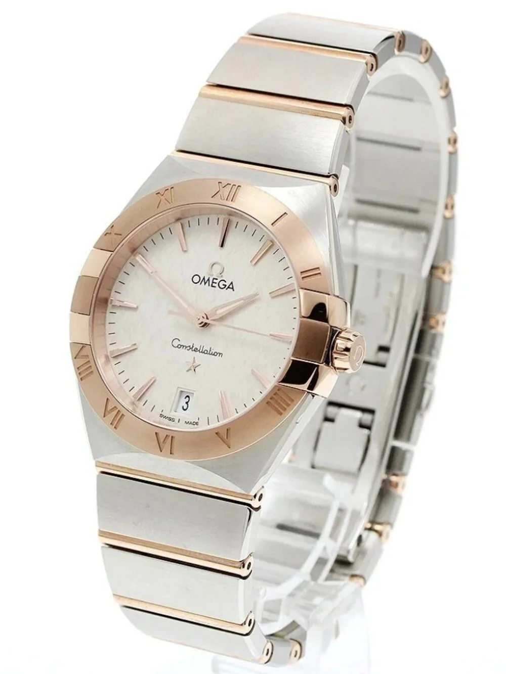 OMEGA Constellation 131.20.36.60.02.001 K18PG 2 tone Quartz Men's Watch_972025